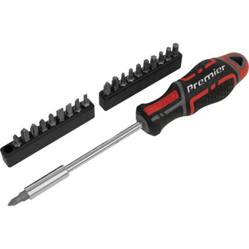 Image of Loops 21 PACK Universal Screwdriver & Bit Set - Magnetic Hex Socket Head - All Types Multi