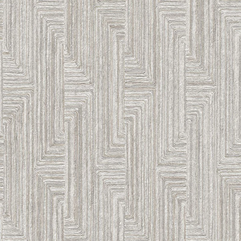 Image of Design ID DID Retro String Motif Grey Wallpaper Wallpaper One Size Grey 40782002000