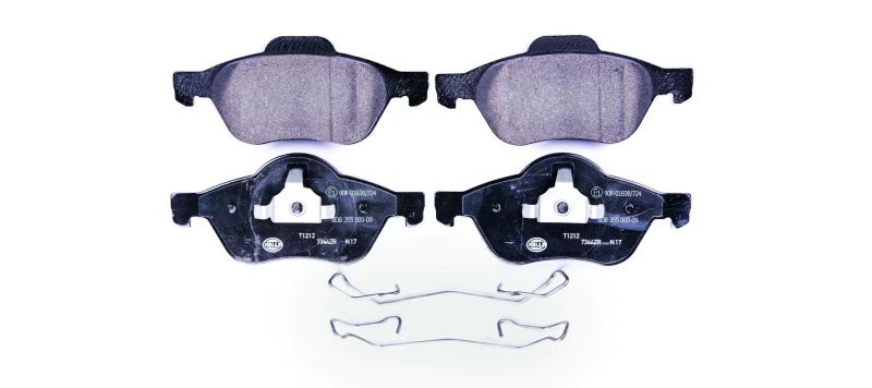 Image of HELLA Brake pad set HELLA 8DB 355 009-091