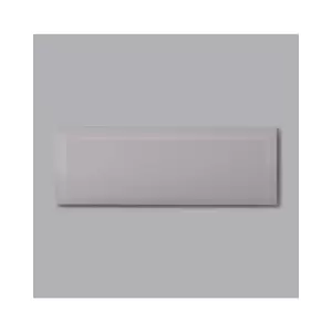 Image of Grey Bevelled Wall Tile 10cm x 30cm - Metro