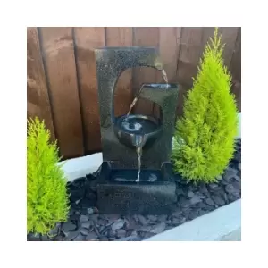 image of Tranquility Water Features - Compact Ebony Mains Powered Water Feature