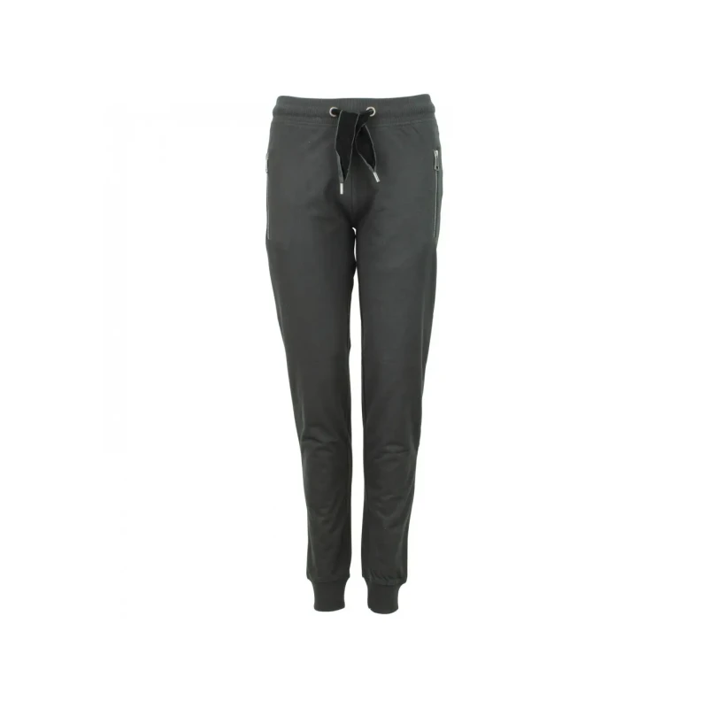 Image of Womens cotton joggers Peak Mountain French Terry Noir Female S