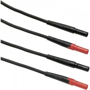 Image of Fluke TL27 Safety test lead et [4mm plug - 4mm plug] 1.50 m Red, Black