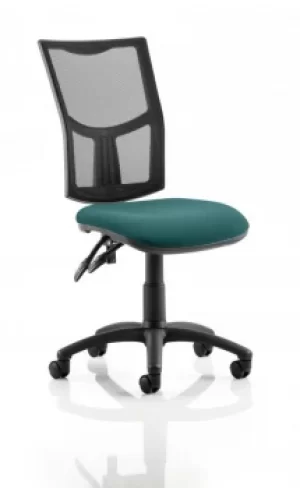Image of Eclipse II Lever Task Operator Chair Mesh Back With Bespoke Colour Seat in Teal