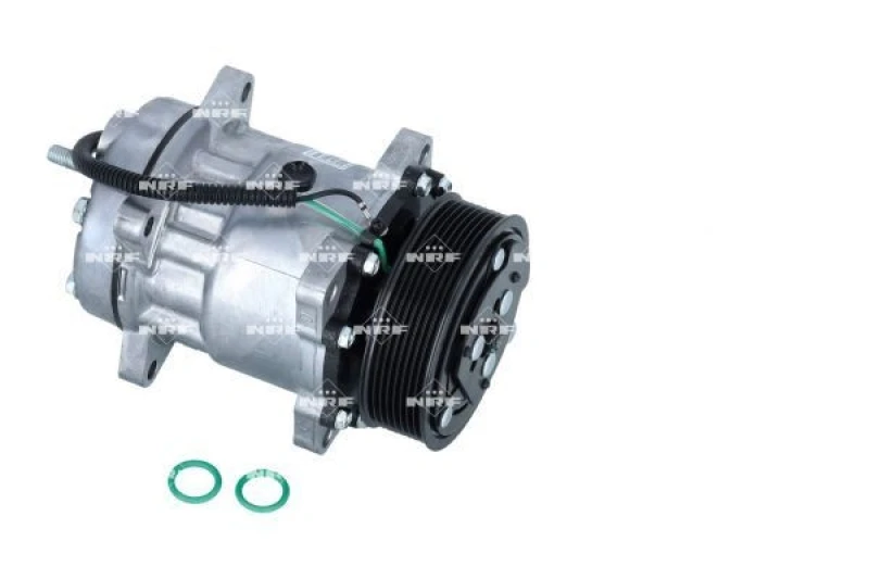 Image of NRF 32750 AC Compressor PAG 46, with seal ring, with gaskets/seals Compressor,air conditioning (447)
