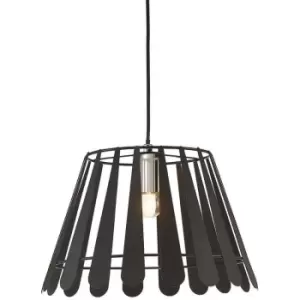 Image of Pendant lamp Somerset Matte Black 1 bulb 28cm