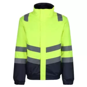 image of Regatta Professional Mens Hi Vis Reflective Bomber Jacket L- Chest 42', (107cm)