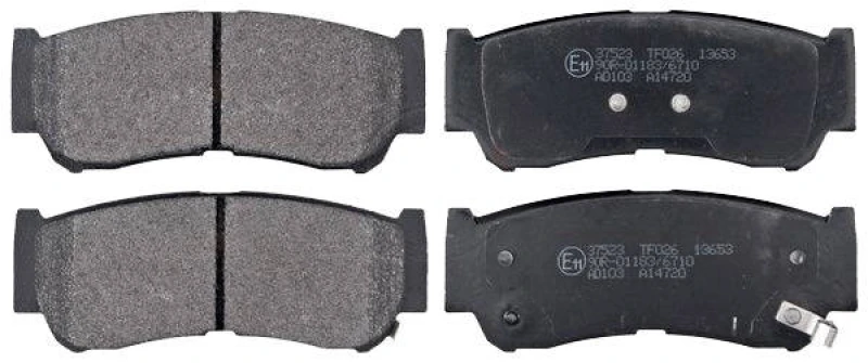 Image of A.B.S. 37523 Brake pad set with acoustic wear warning Brake Pad Set,disc brake (402)