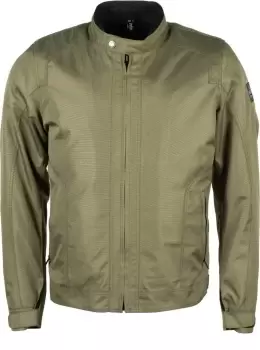 Image of Helstons Stoner Motorcycle Textile Jacket, green, Size 2XL, green, Size 2XL