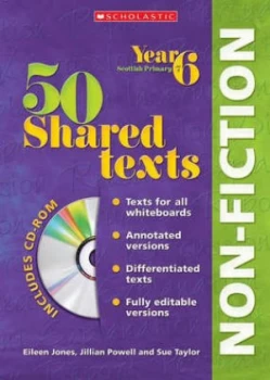 Image of 50 Shared Texts Year 6 Scottish Primary 7 by Jillian Powell Book
