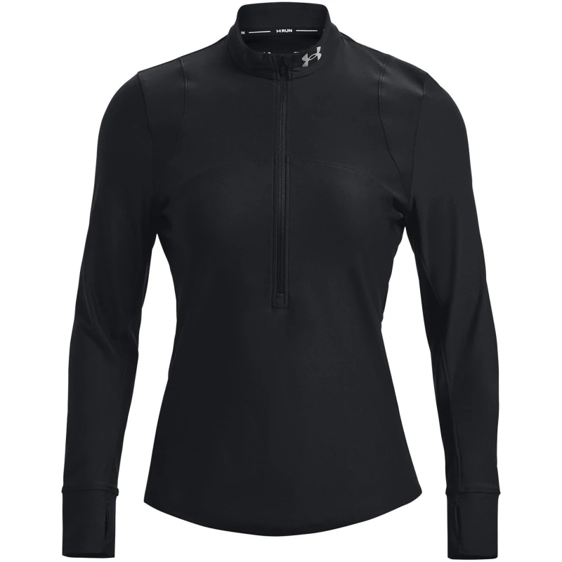 Image of Under Armour Qualifier 2.0 half Zip Running Top Ladies - Black 10