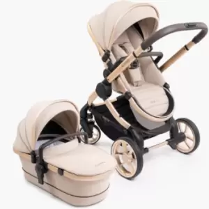 Image of iCandy Peach 7 Combo Set Pushchair and Carrycot Biscotti on Blonde