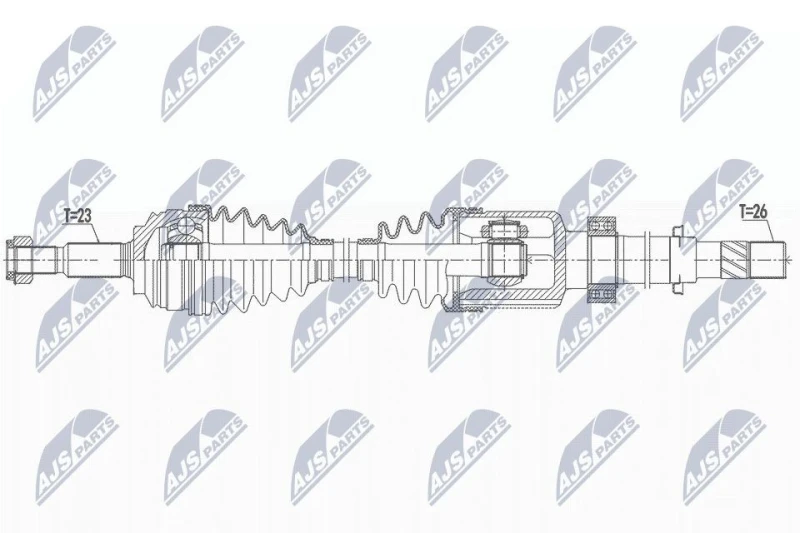 Image of NTY Drive shaft NTY NPW-RE-158