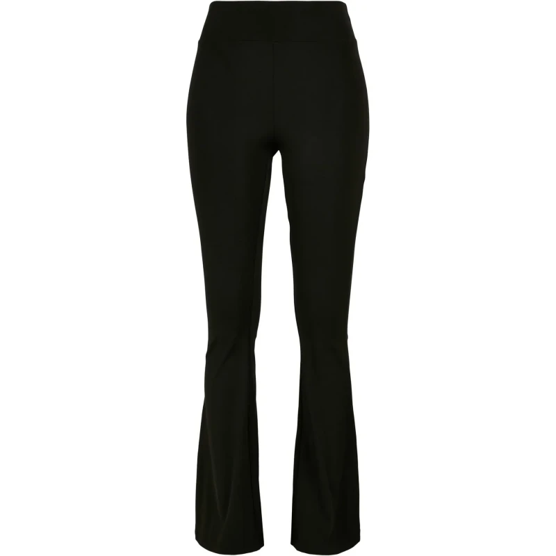 Image of Urban Classics Womens high-waisted flared legging Urban Classics Recycled Noir Female M