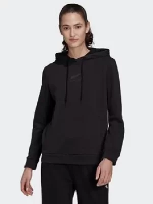 Image of adidas All Blacks Lifestyle Hoodie, Black Size M Women
