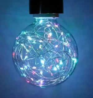 Image of Prolite Globe LED Light Bulb G95 E27 1.7W Colour Changing