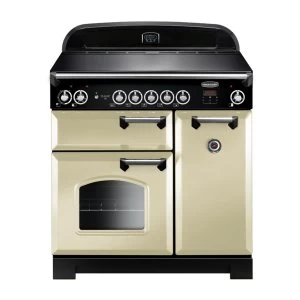 Image of Rangemaster CLA90EICRC 116950 CLASSIC 90cm Induction Range Cooker CreamChrome