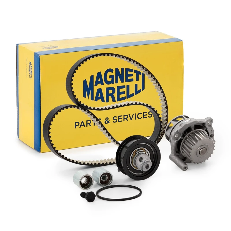 Image of MAGNETI MARELLI Water pump and timing belt kit MAGNETI MARELLI 132011160081