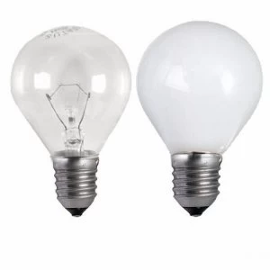 Image of Status 60W Edison Screw Golf Ball Bulb - Clear - 10 Pack