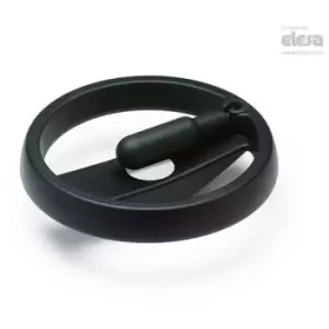 image of Elesa - vrtp Spoked handwheels Technopolymer Fold-away handle VRTP.100+IR-A12-K