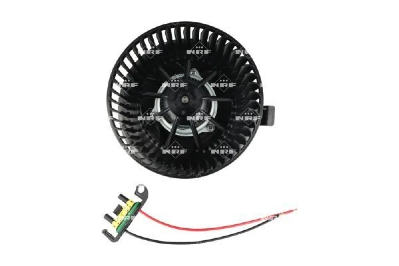 Image of NRF 34078 Blower Motor EASY FIT without integrated regulator, with adapter Interior Blower (2669)