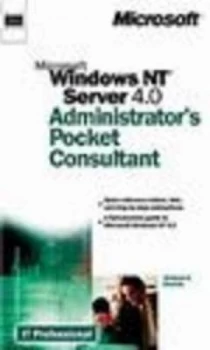 Image of Microsoft Windows Nt 4.0 Administrators Pocket Consultant by William R Stanek Book