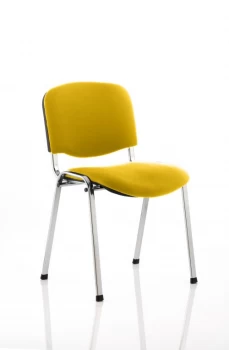 Image of ISO Chrome Frame Bespoke Colour Fabric - (Min Order Qty X 4) Yellow