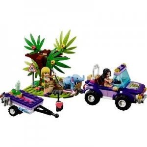 Image of 41421 LEGO FRIENDS Rescue the elephant baby with transporter