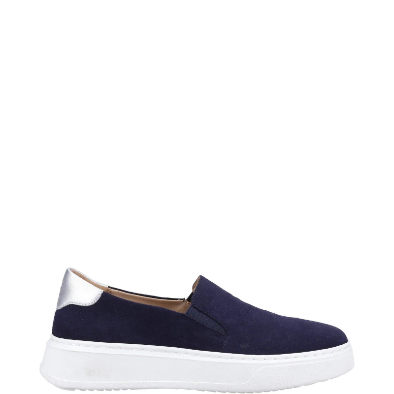 Image of Hush Puppies Womens Corinne Slip On Trainers Shoes - UK 3 Blue female GDE2384NVY3