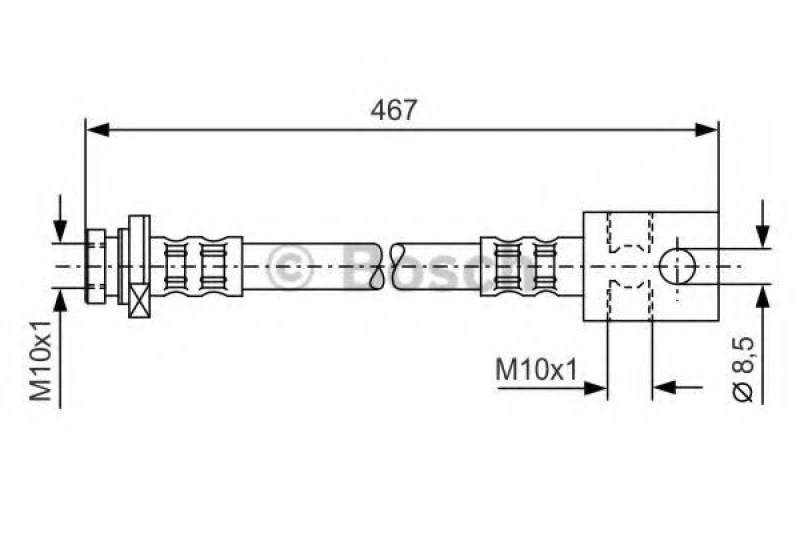 Image of Brake hose Bosch 1 987 476 903