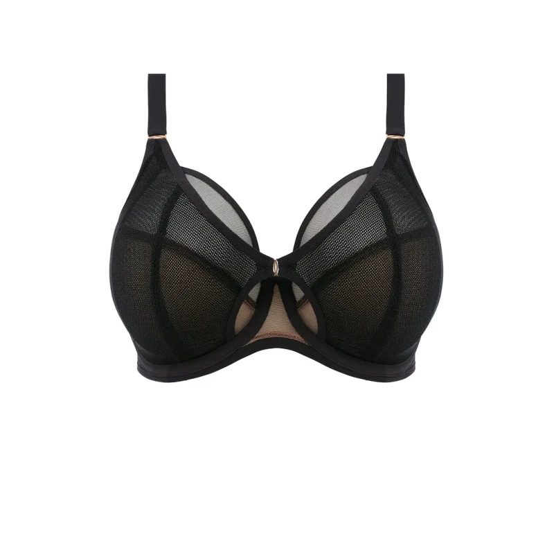 Image of Elomi Elomi Kintai Plunge Wired Bra Black Female 40HH SP81435
