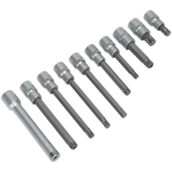 Image of Sealey 8 Piece 1/2" Drive Head Bolt Socket Bit Set 1/2"