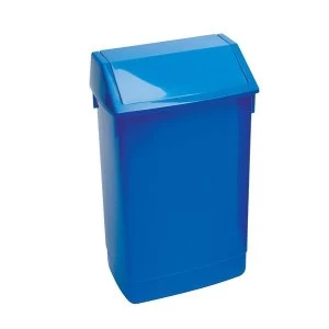 Image of Flip Top Bin 60 Litre Composite Plastic Blue