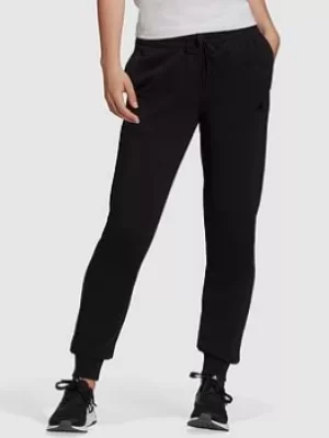 Image of Adidas Essentials Linear Pant, Black/Gold Size XS Women