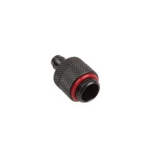 image of Bitspower Fitting 1/4" on 6mm ID - Rotatable Carbon Black