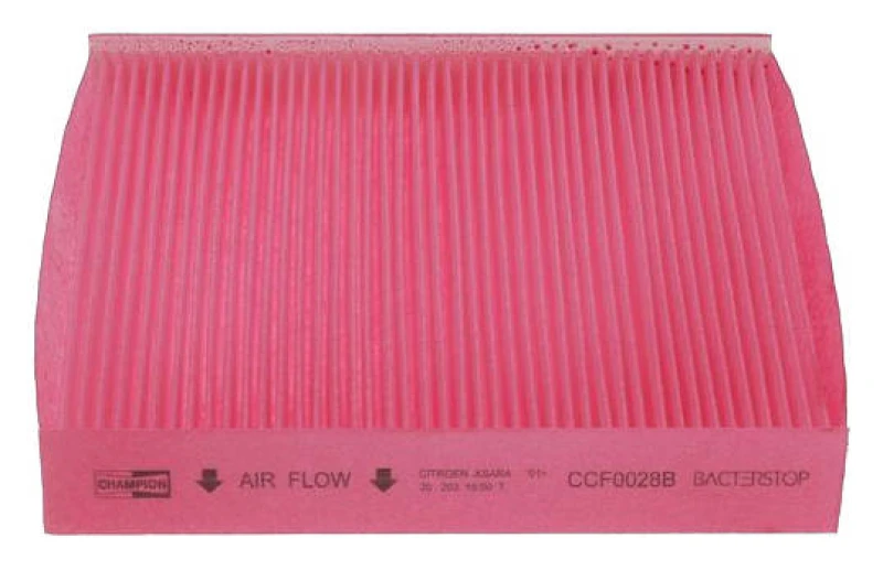 Image of CHAMPION CCF0028B Pollen filter BACTERSTOP with antibacterial action Filter,interior air (424)
