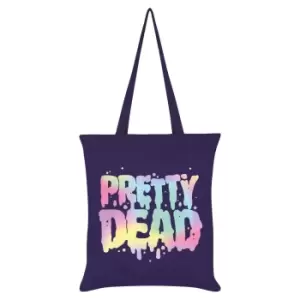 image of Grindstore Pretty Dead Tote Bag (One Size) (Purple)