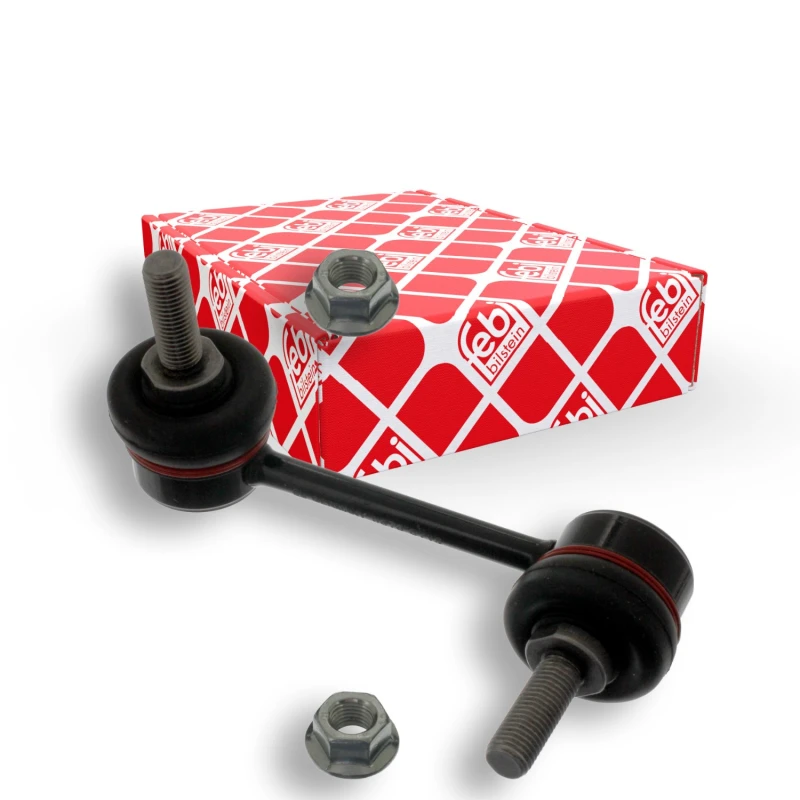 Image of FEBI BILSTEIN 43455 Anti-roll bar link Front Axle Left Link Stabiliser (3229)