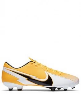 image of Nike Mens Mercurial Vapor 13 Academy Firm Ground Football Boot, Orange/White, Size 9, Men