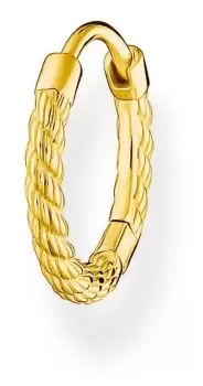 image of Thomas Sabo CR694-413-39 Gold Plated Twisted Rope Style Jewellery