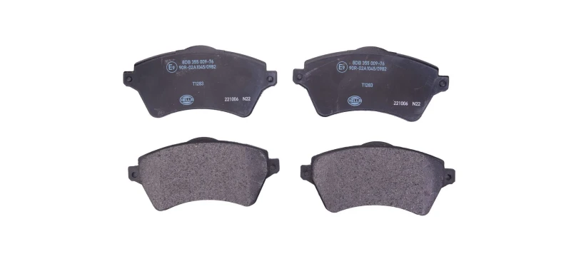 Image of HELLA Brake pad set HELLA 8DB 355 009-761