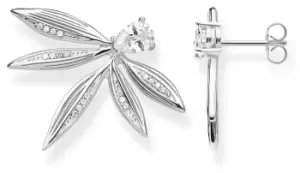 image of Thomas Sabo H2106-051-14 Sterling Silver Leaf Stud Jewellery