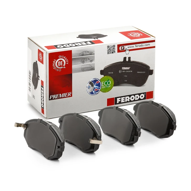 Image of FERODO FDB4304 Brake pad set with acoustic wear warning, without accessories Brake Pad Set,disc brake (402)