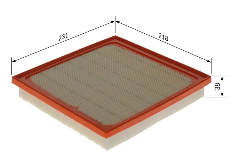 Image of Air filter Bosch F 026 400 743