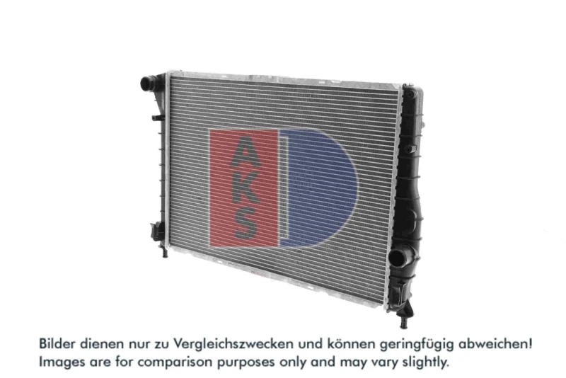 Image of AKS DASIS 010001N Engine radiator Mechanically jointed cooling fins, Manual Transmission Radiator,engine cooling (470)