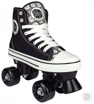 Image of Pop Squad Black Midtown Quad Skate Junior 13