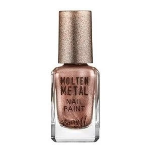 Image of Barry M Molten Metal Glitter Nail Polish - Rose Gold Gold