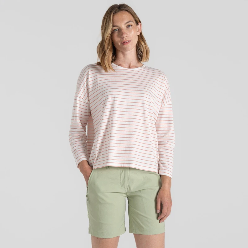 Image of Craghoppers Kielder LS TShirt Sunshazestr female 8
