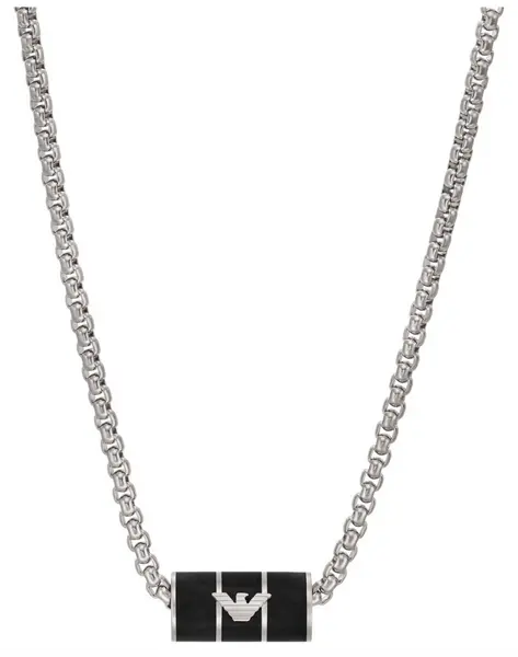 Image of Emporio Armani EGS2919040 Mens Stainless Steel Black and Jewellery