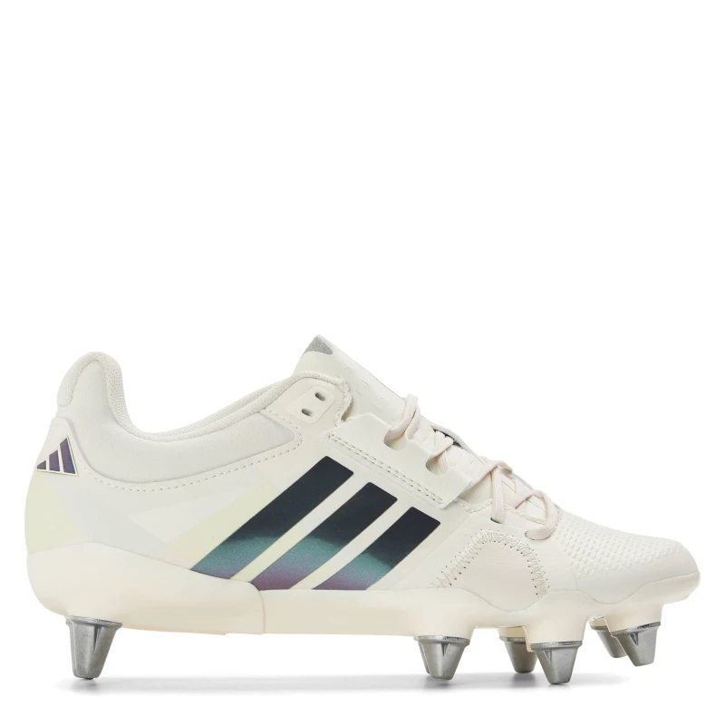 Image of adidas Kakari W Womens Soft Ground Rugby Boots Wht/Blk/luc female 4 (36.7)